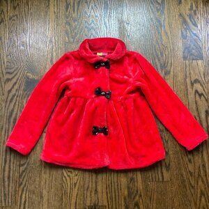 SOLD --Penelope Mack ltd. furry jacket coat size 6/Festive/Holidays/Christmas